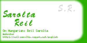 sarolta reil business card